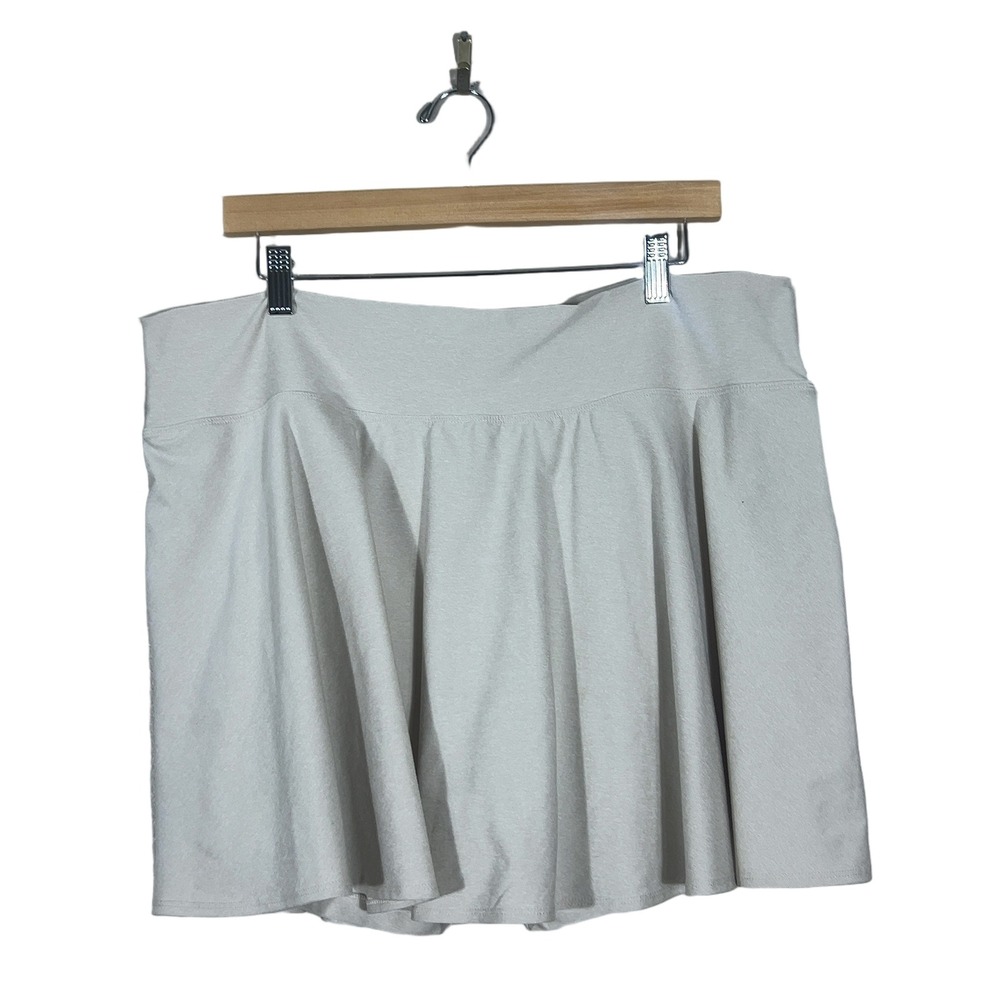 Old Navy Active Cloud+ Go-Dry Solid Skort Beige Athleisure Flared Size XXL